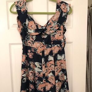 Lovers & Friends off the shoulder floral dress